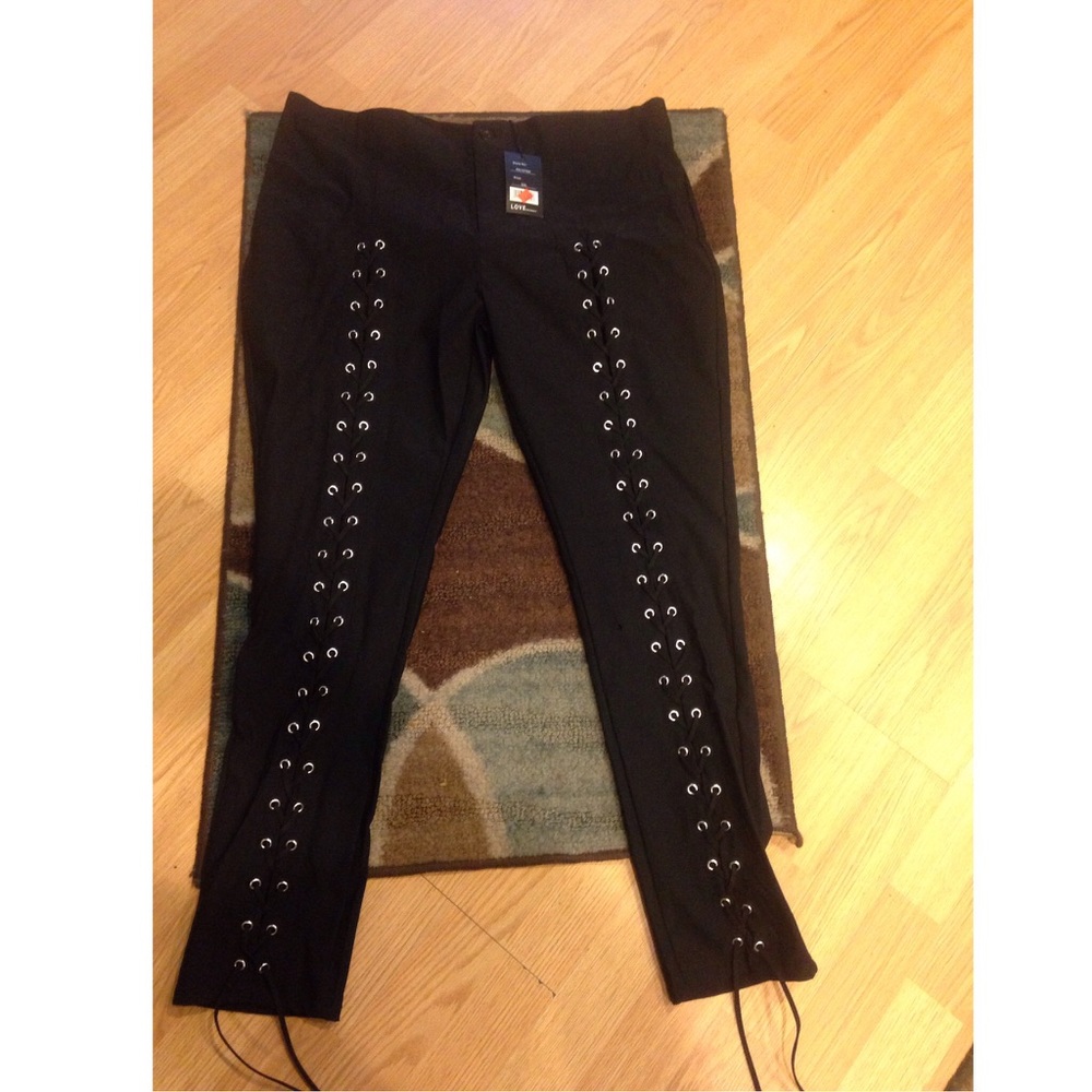 Black Lace Pants
